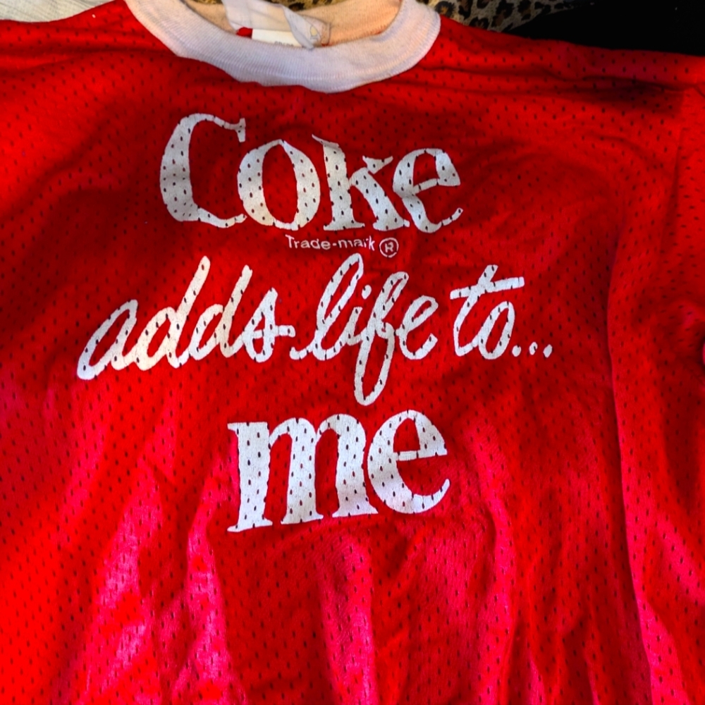 Vintage; Red Coca-Cola Graphic T-Shirt
